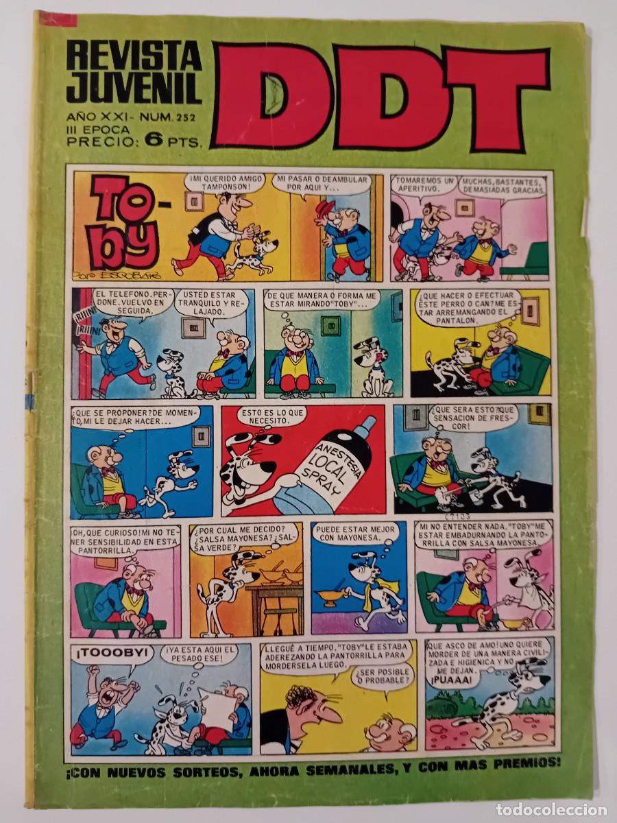 Tebeos: DDT 252. BRUGUERA. REVISTA JUVENIL - Foto 1