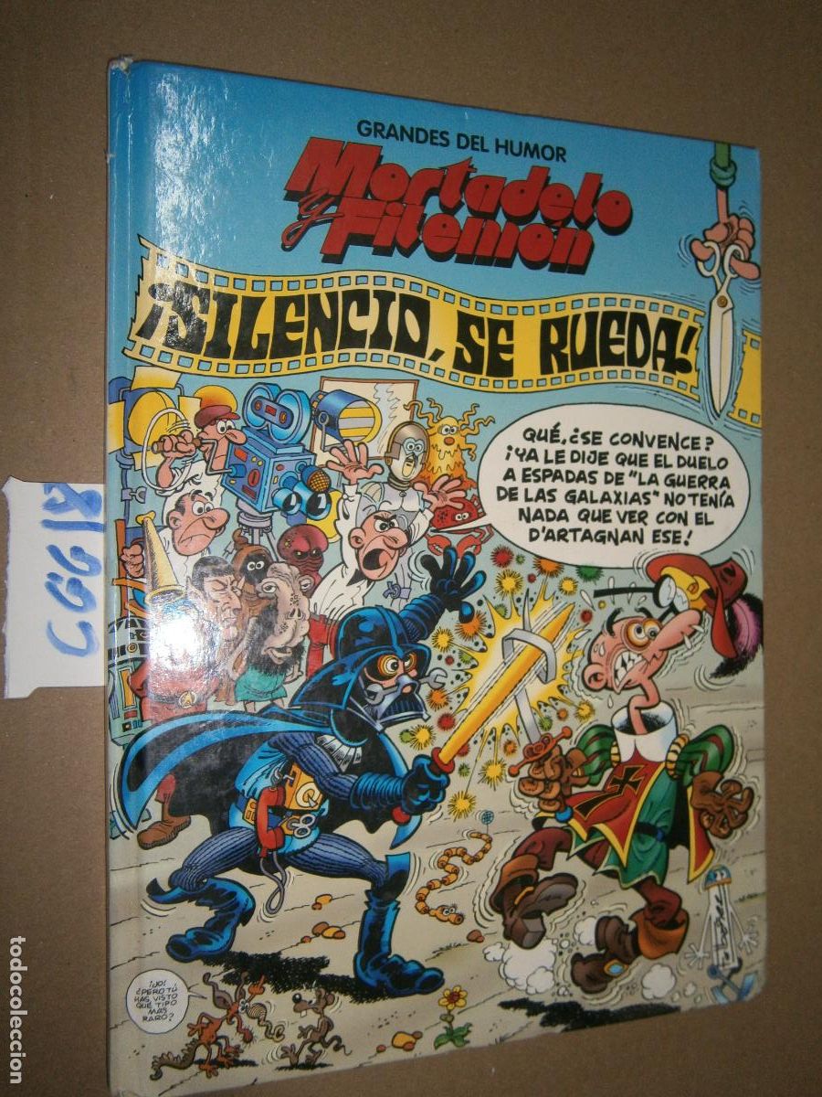 Tebeos: MORTADELO Y FILEMON - SILENCIO SE RUEDA - Foto 1