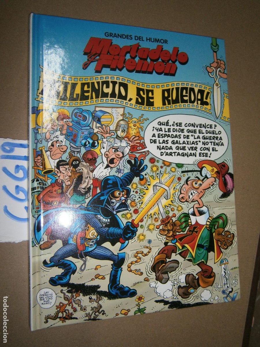 Tebeos: COMIC - MORTADELO Y FILEMON - SILENCIO SE RUEDA - Foto 1