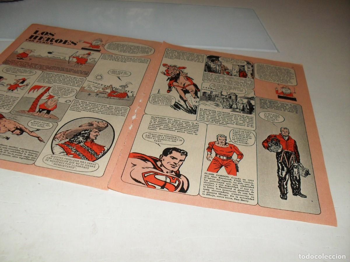 Livros de Banda Desenhada: DOBLE LAMINA,LOS HEROES,POR PERICH+OLIMPICOS EN ACCION,DE NENE ESTIVILL.BRUGUERA,A&Ntilde;OS 70