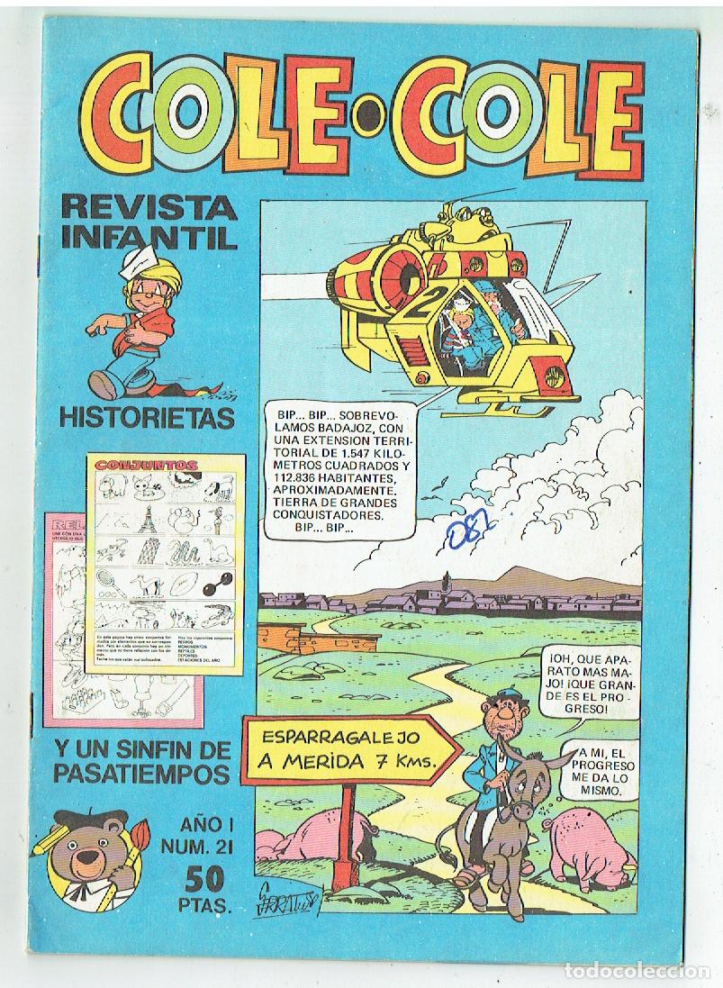 BDs: COLE - COLE. N&ordm; 21. REVISTA INFANTIL. BRUGUERA, 1983.(P/B20)