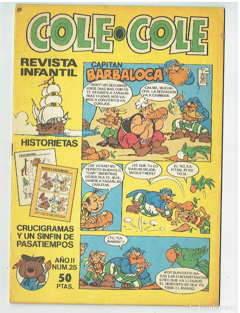 BDs: COLE - COLE. N&ordm; 25. REVISTA INFANTIL. BRUGUERA, 1983.(P/B20)