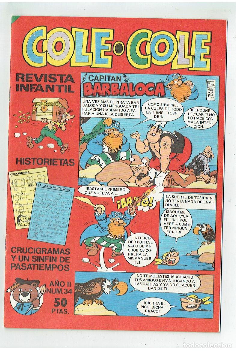 BDs: COLE - COLE. N&ordm; 34. REVISTA INFANTIL. BRUGUERA, 1983.(P/B20)