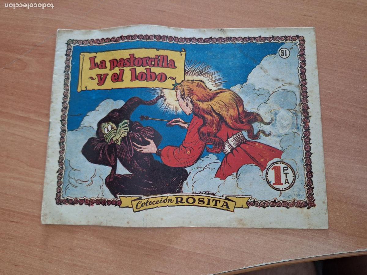 Tebeos: LA PASTORCILLA Y EL LOBO. COLECCION ROSITA N&ordm; 31 (ED. BRUGUERA) (COIB239)