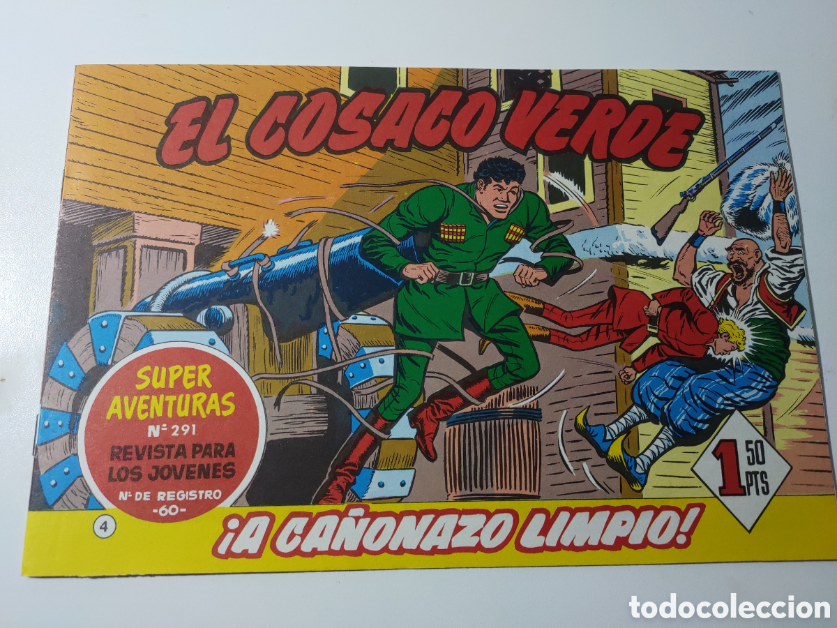 Tebeos: El cosaco verde 291 facs&iacute;mil - Foto 1