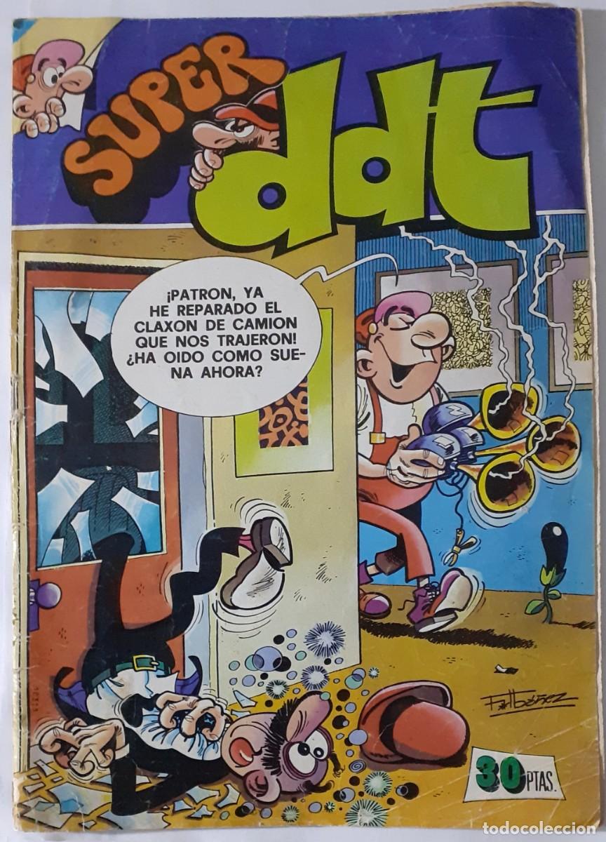 Tebeos: SUPER DDT-BRUGUERA- N&ordm; 52 -FIGUERAS-V&Iacute;CTOR MORA-SCHMIDT-1977-CORRECTO-DIF&Iacute;CIL-LEA-VEA-0463