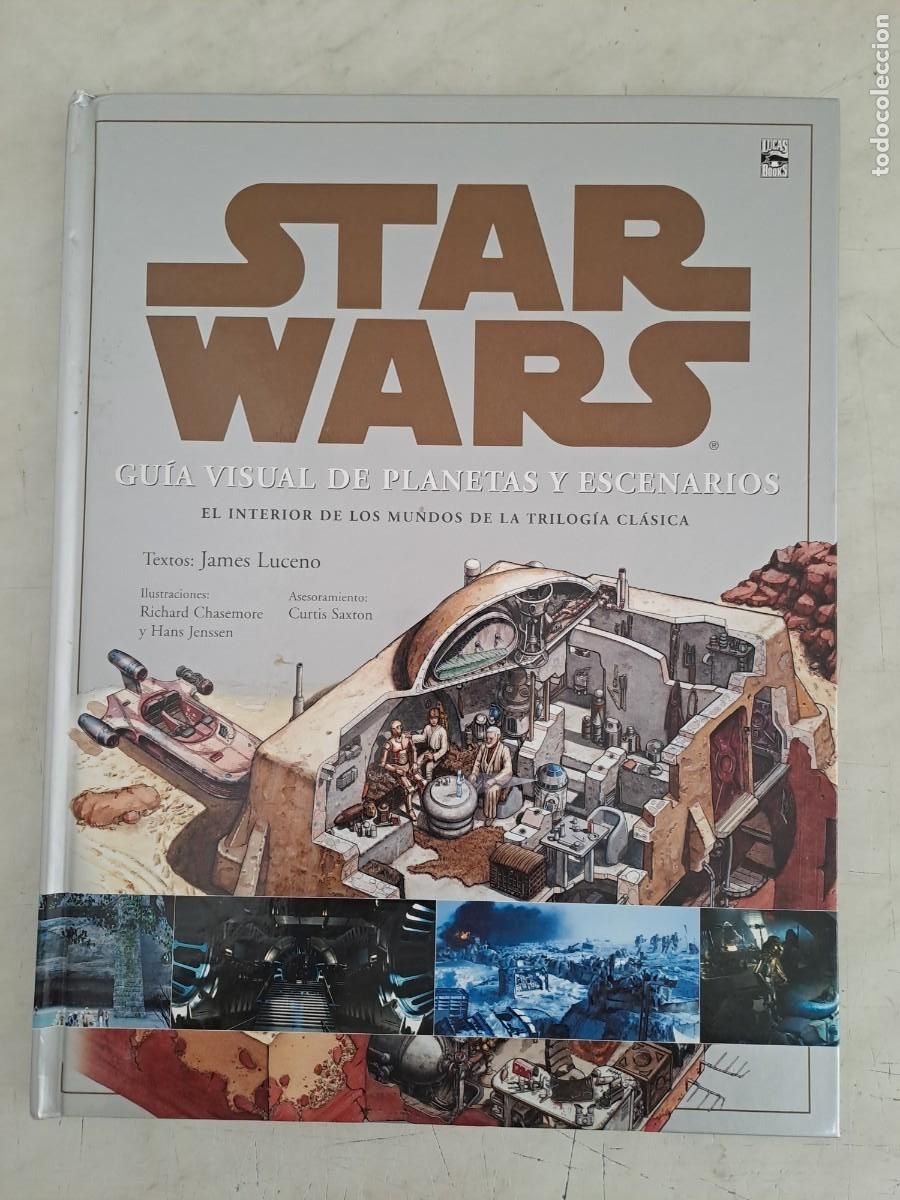 Tebeos: Star Wars, gu&iacute;a visual de planetas y escenarios en buen estado