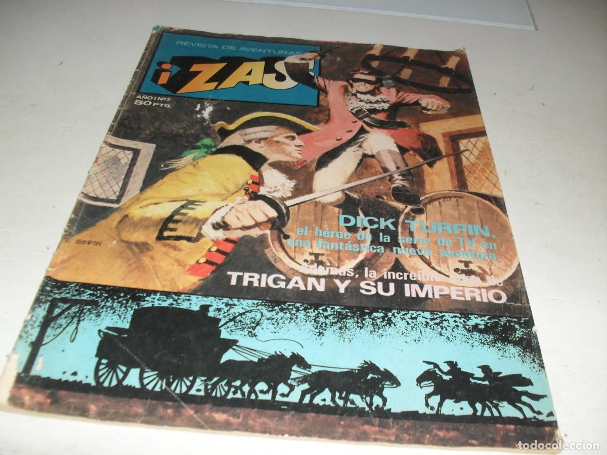 Livros de Banda Desenhada: ZAS N&ordm; 2,(DE 8),CON PORTADA DE DIXK TURPIN DIBUJADA POR BOSCH.BRUGUERA,1979