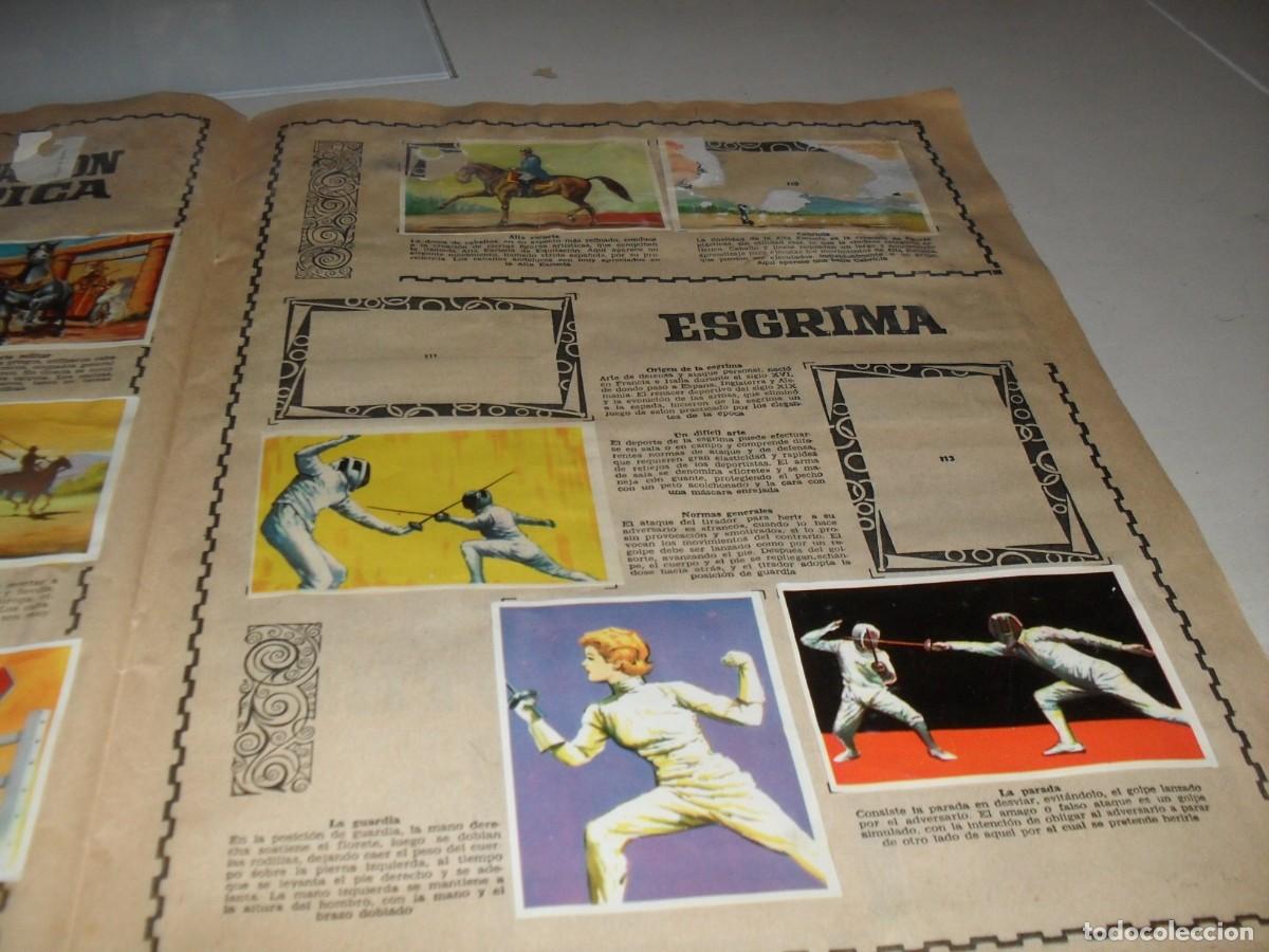Livros de Banda Desenhada: LAMINA DE CROMOS PAGINA 15-16,CON 9 CROMOS,PROCEDE DE ENCICLOPEDIA DEPORTIVA,BRUGUERA,A&Ntilde;O 1963