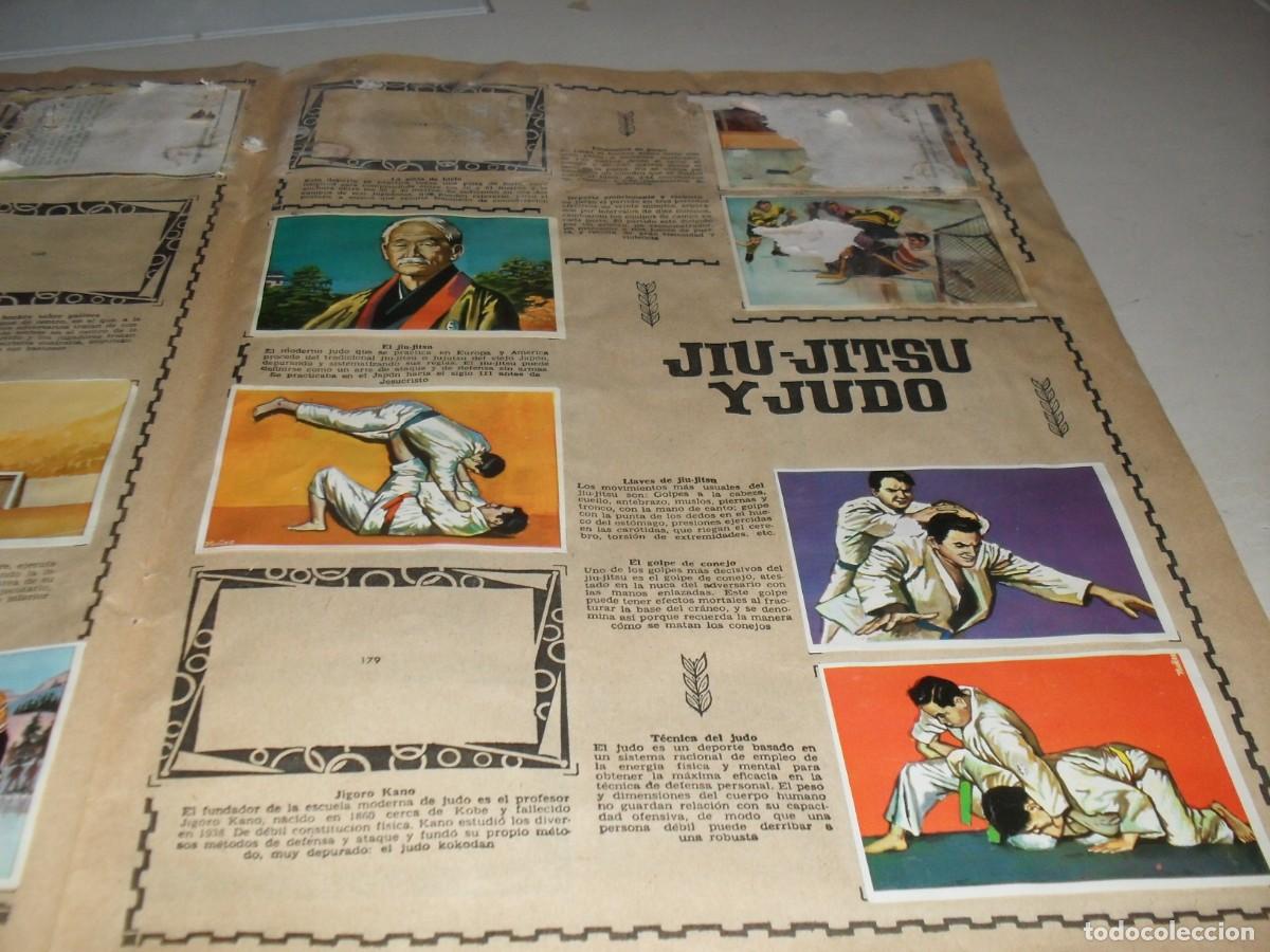 Livros de Banda Desenhada: LAMINA DE CROMOS PAGINA 23-24,CON 8 CROMOS,PROCEDE DE ENCICLOPEDIA DEPORTIVA,BRUGUERA,A&Ntilde;O 1963