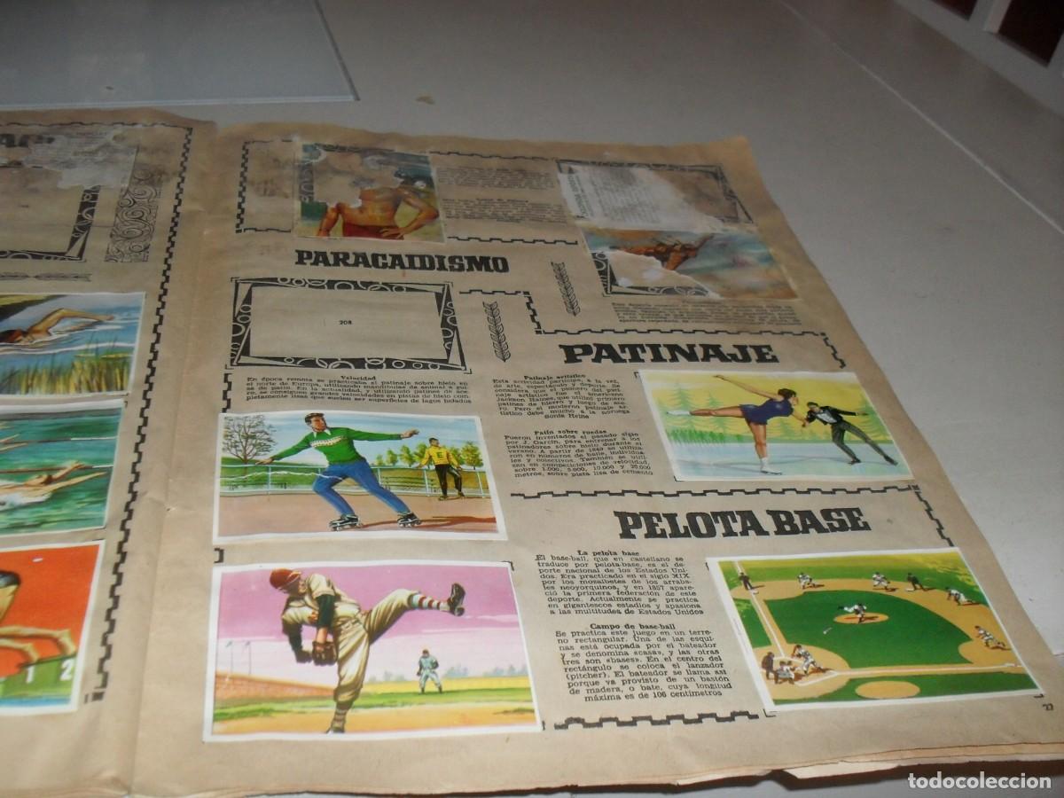 Livros de Banda Desenhada: LAMINA DE CROMOS PAGINA 27-28,CON 9 CROMOS,PROCEDE DE ENCICLOPEDIA DEPORTIVA,BRUGUERA,A&Ntilde;O 1963