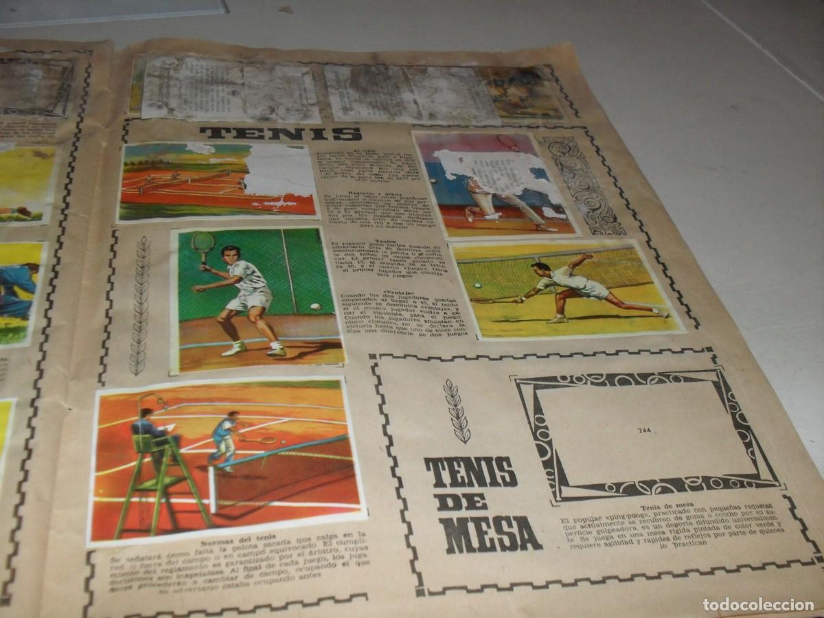 Livros de Banda Desenhada: LAMINA DE CROMOS PAGINA 31-32,CON 6 CROMOS,PROCEDE DE ENCICLOPEDIA DEPORTIVA,BRUGUERA,A&Ntilde;O 1963