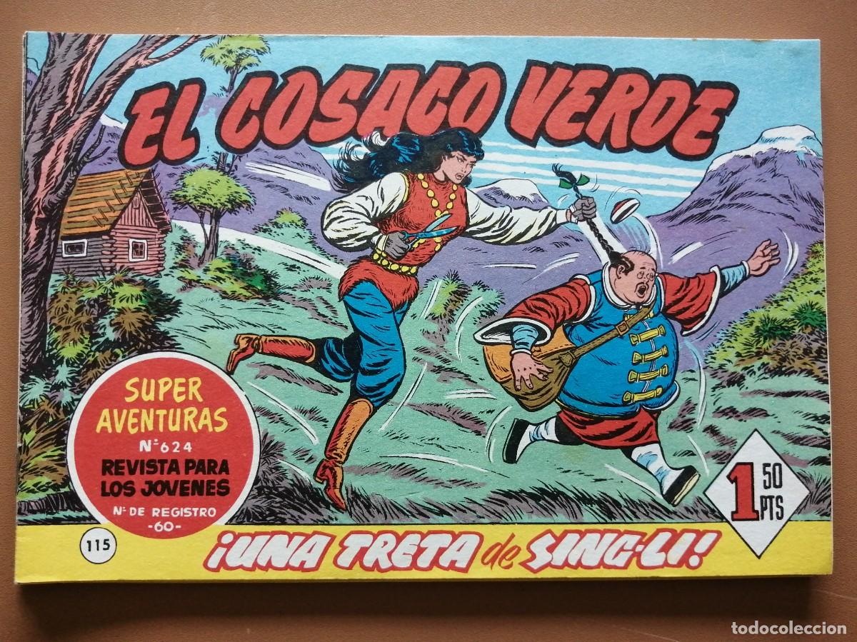 Tebeos: 7 TEBEOS EL COSACO VERDE- FACSIMIL - Foto 1