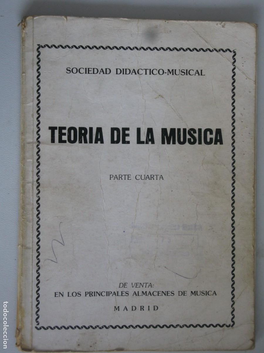 Tebeos: Teor&iacute;a de la M&uacute;sica, parte cuarta, sociedad did&aacute;ctico musical