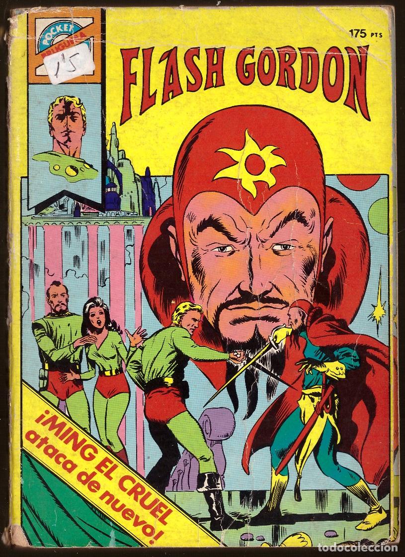 Tebeos: Comic Pocket de Ases, n&ordm; 27: Flash Gordon - Bruguera - Foto 1