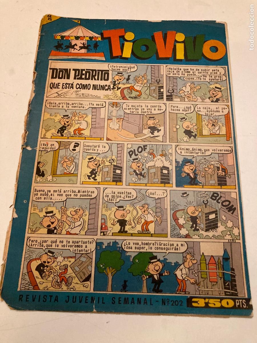 Tebeos: TIO VIVO N&ordm; 202. BRUGUERA 1965