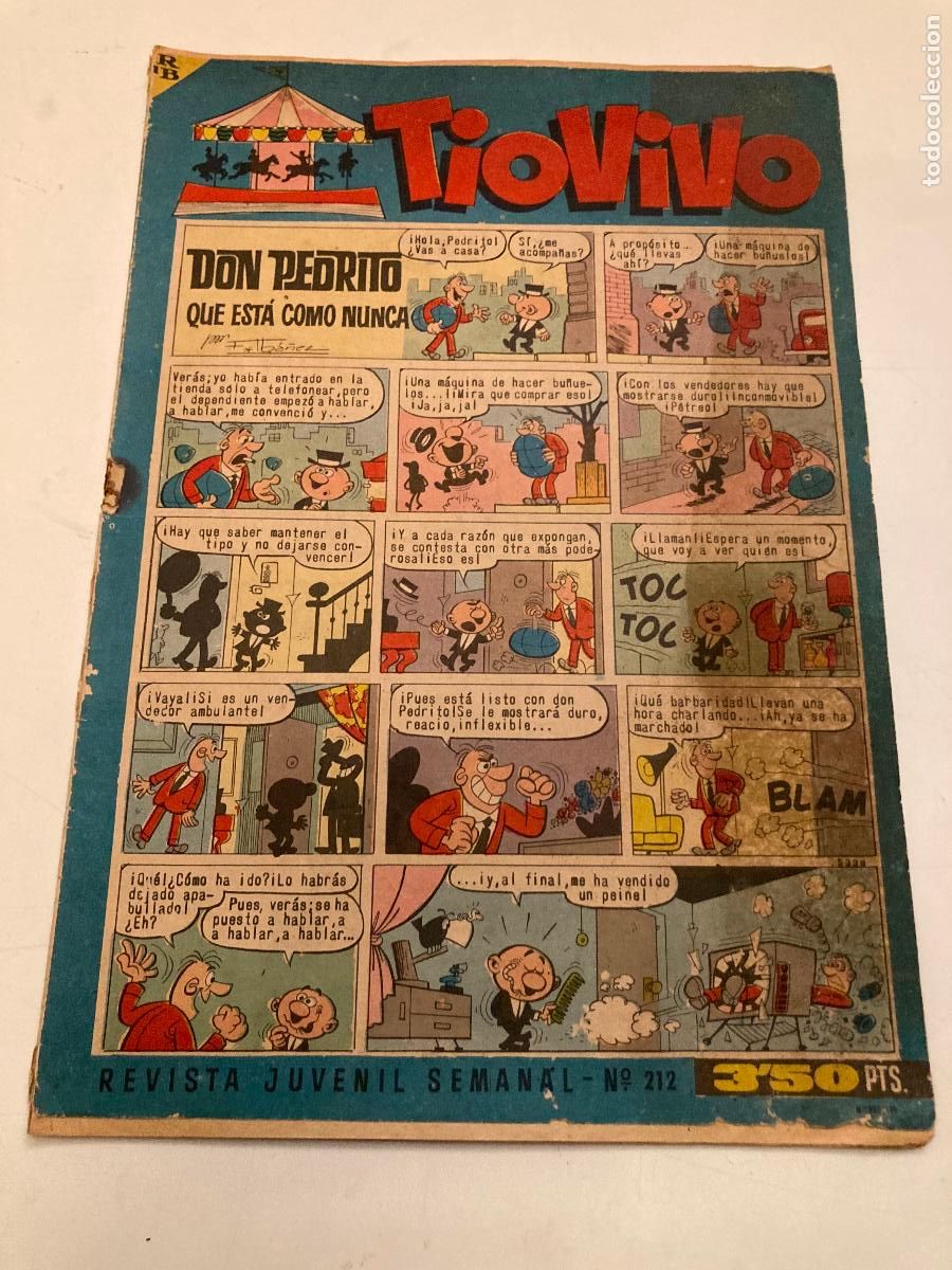 Tebeos: TIO VIVO N&ordm; 212. BRUGUERA 1965