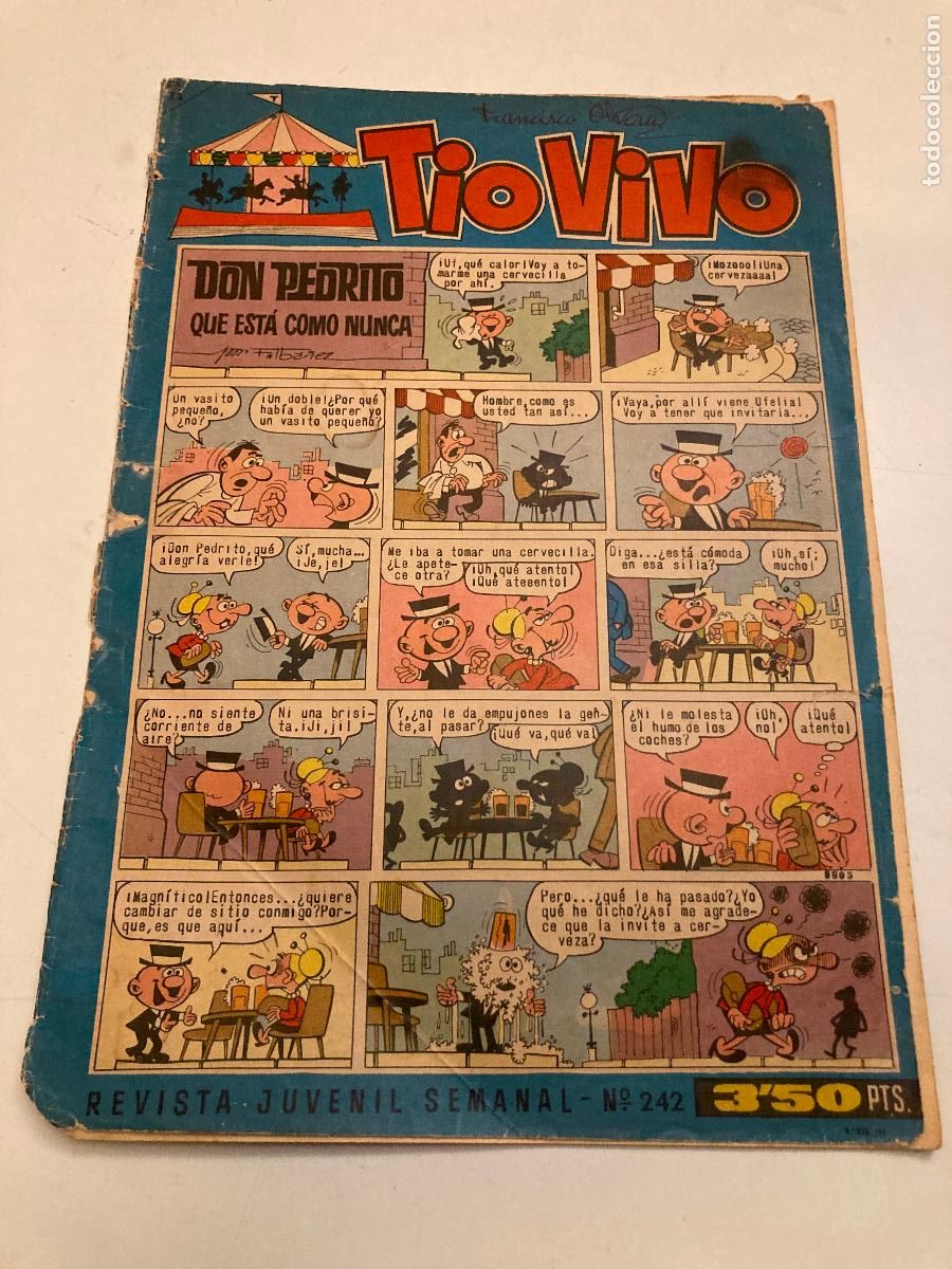 Tebeos: TIO VIVO N&ordm; 242. BRUGUERA 1965