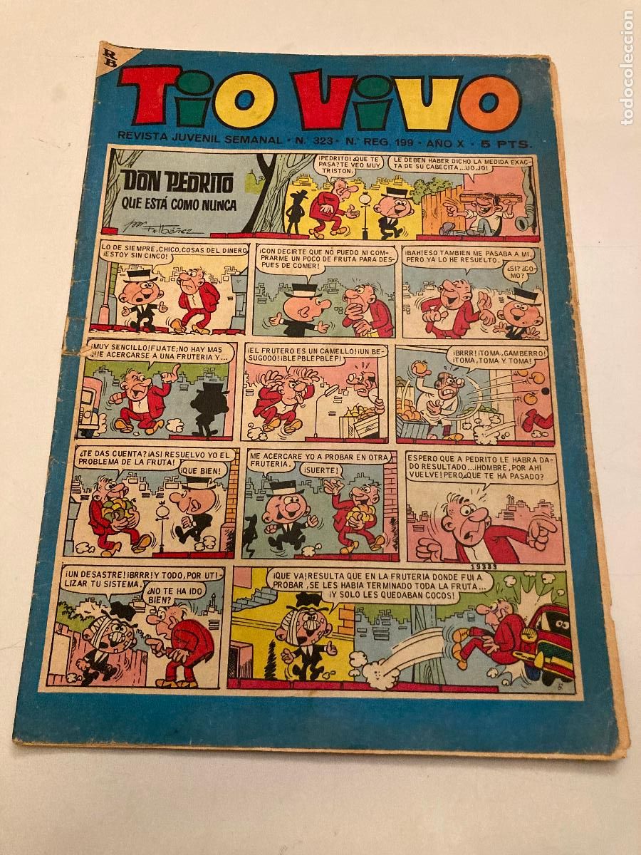 Tebeos: TIO VIVO N&ordm; 323. BRUGUERA 1967