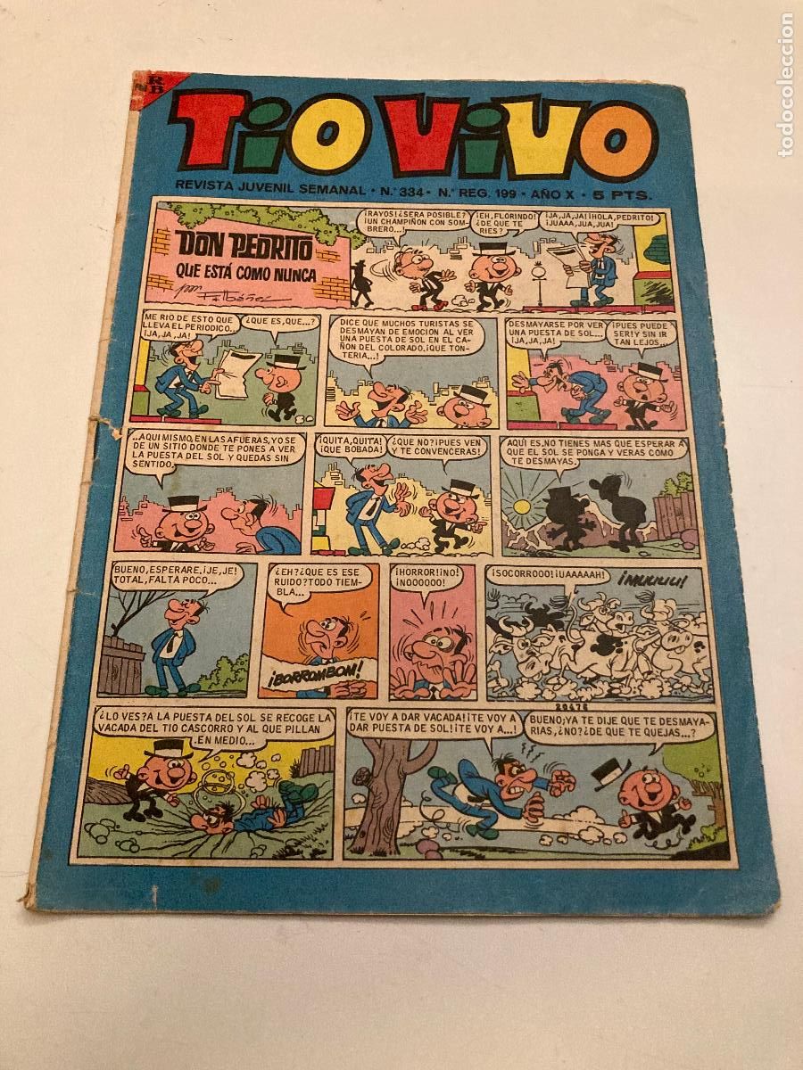 Tebeos: TIO VIVO N&ordm; 334. BRUGUERA 1967
