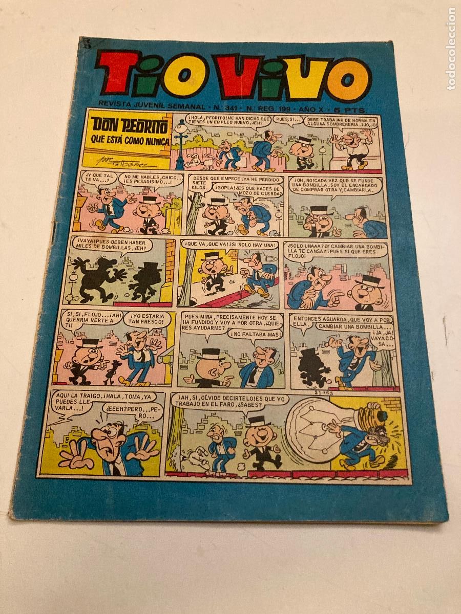 Tebeos: TIO VIVO N&ordm; 341. BRUGUERA 1967