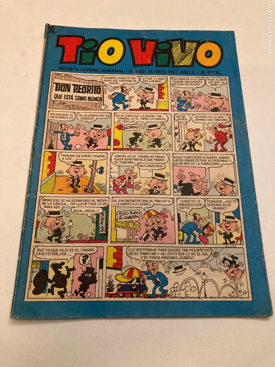 BDs: TIO VIVO N&ordm; 342. BRUGUERA 1967