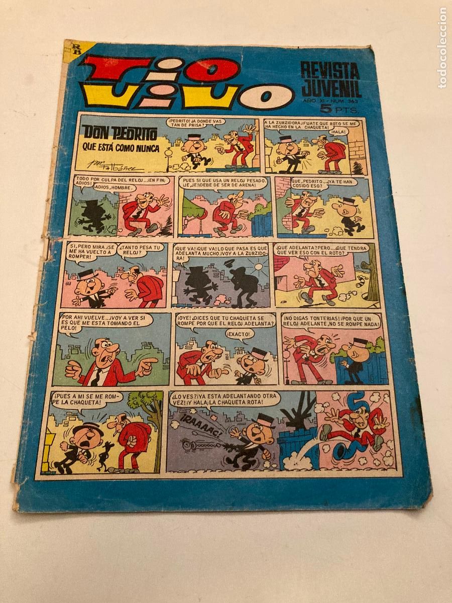 Tebeos: TIO VIVO N&ordm; 363. BRUGUERA 1968