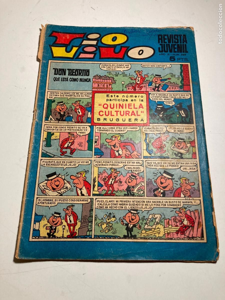 Tebeos: TIO VIVO N&ordm; 369. BRUGUERA 1968