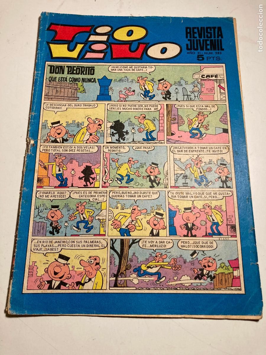 Tebeos: TIO VIVO N&ordm; 383. BRUGUERA 1968