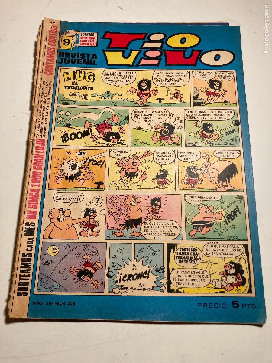 Tebeos: TIO VIVO N&ordm; 428. BRUGUERA 1969