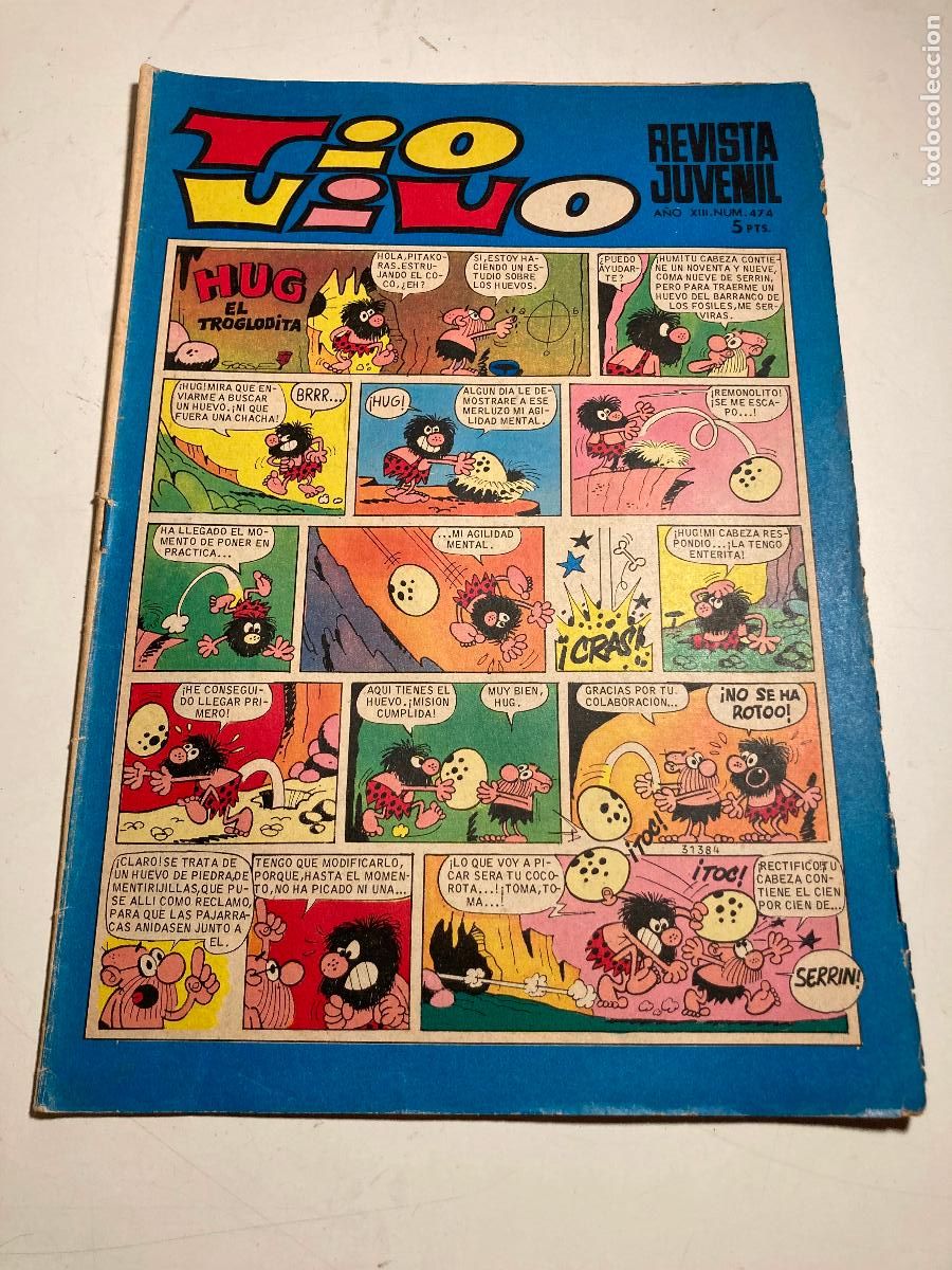 Giornalini: TIO VIVO N&ordm; 474. BRUGUERA 1970