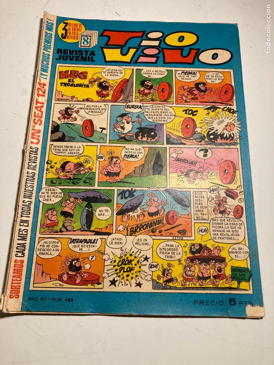 Tebeos: TIO VIVO N&ordm; 488. BRUGUERA 1970