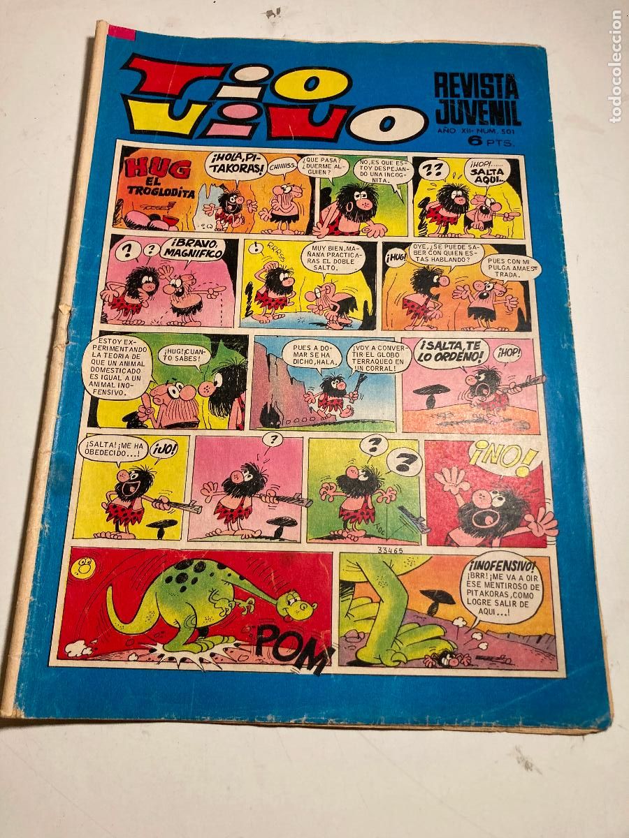 Tebeos: TIO VIVO N&ordm; 501. BRUGUERA 1970