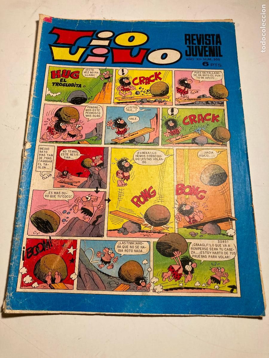 Tebeos: TIO VIVO N&ordm; 505. BRUGUERA 1970