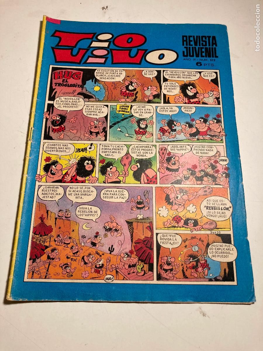 Giornalini: TIO VIVO N&ordm; 512. BRUGUERA 1970