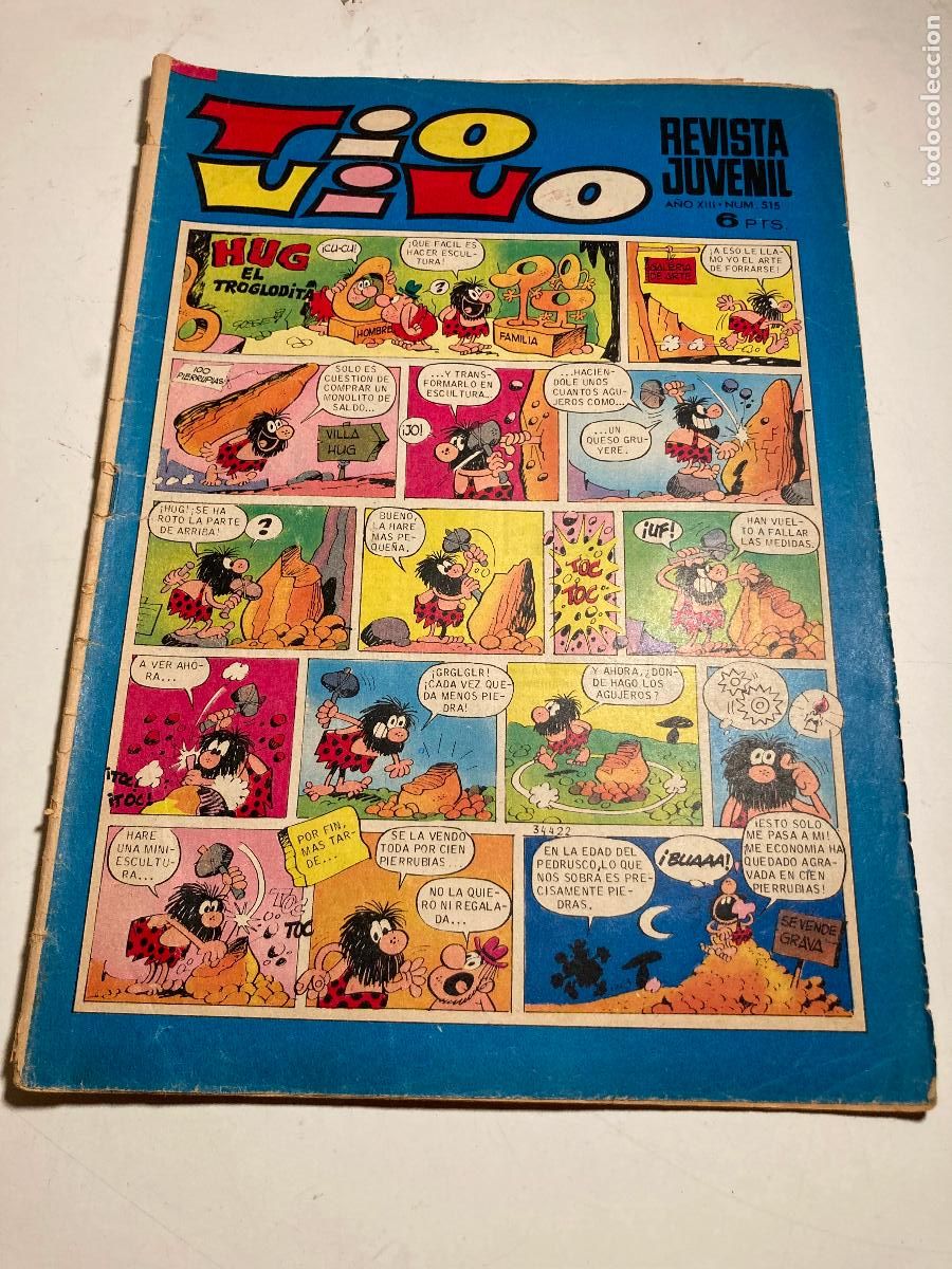 Tebeos: TIO VIVO N&ordm; 515. BRUGUERA 1971