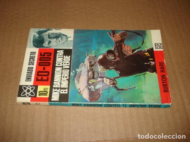Livros de Banda Desenhada: Enviado secreto 12:EO-005, Mike Bannion contra el imperio verde, 1968, Bruguera, buen estado