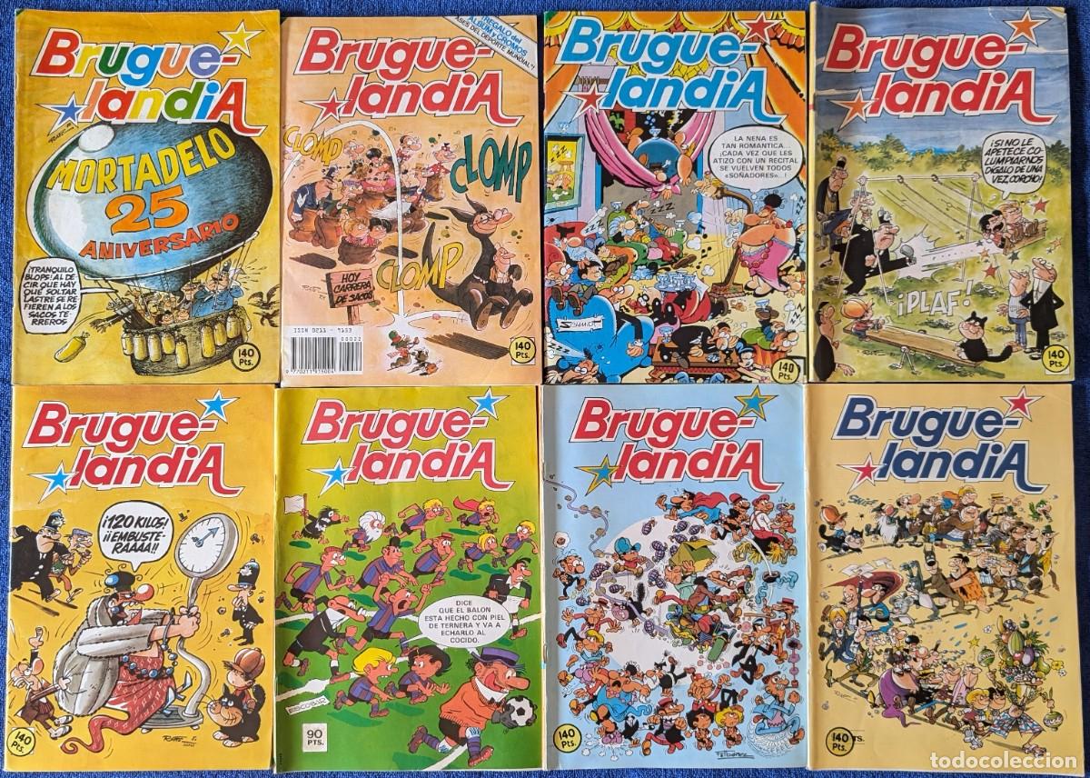 Livros de Banda Desenhada: Lote de 8 tebeos de Bruguerlandia - Bruguera