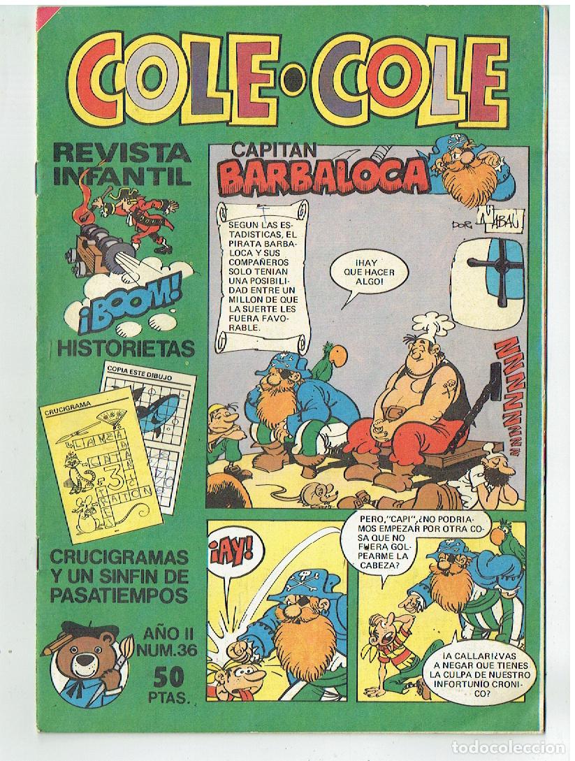 Livros de Banda Desenhada: COLE - COLE. N&ordm; 36. BRUGUERA. 1984, (ST/B2.2)