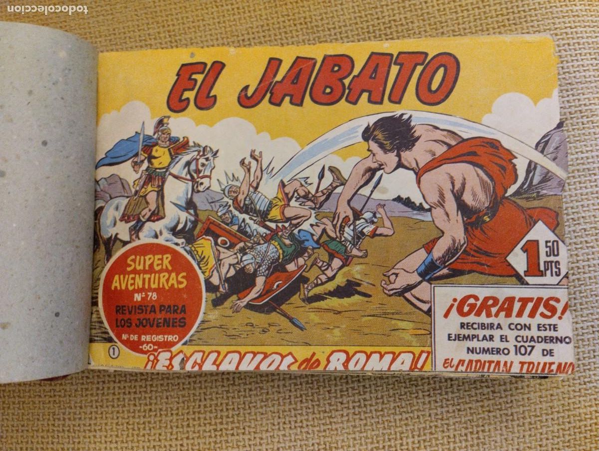 Tebeos: Tomo antiguo El Jabato - Foto 8