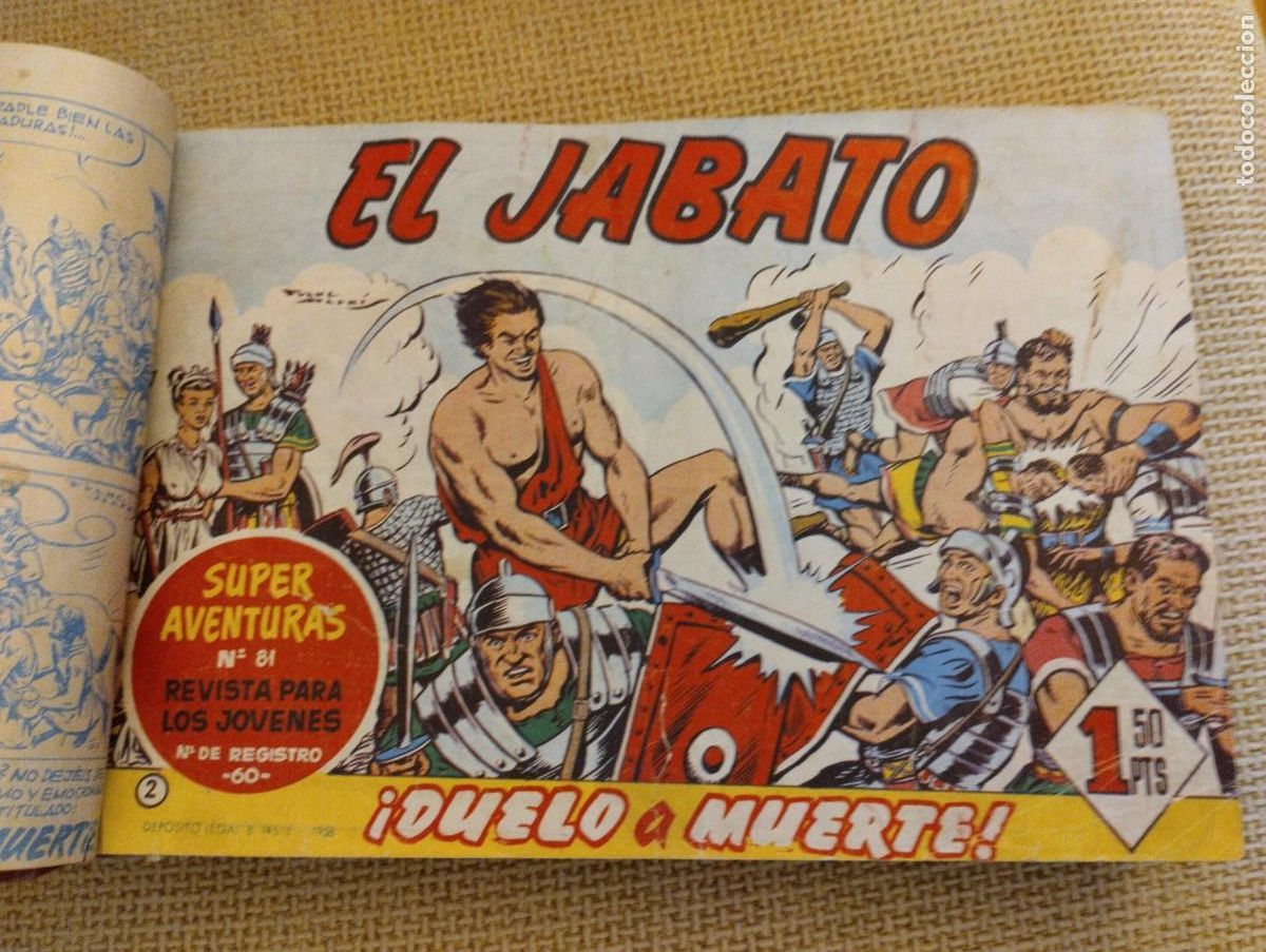 Tebeos: Tomo antiguo El Jabato - Foto 12