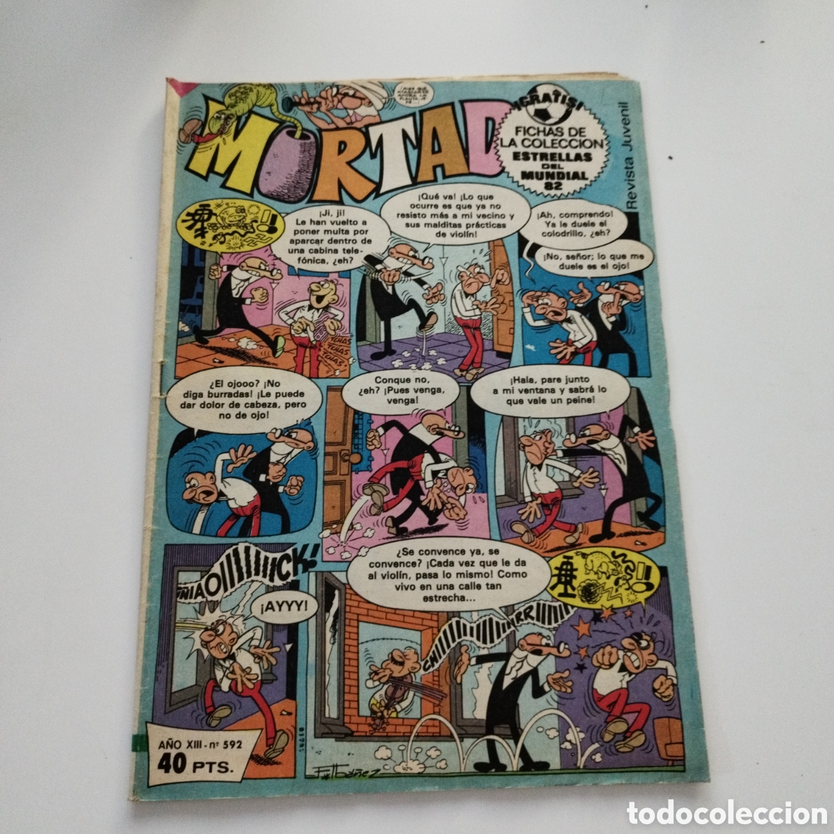 BDs: MORTADELO / A&Ntilde;O XIII / # 592 / ED. BRUGUERA /