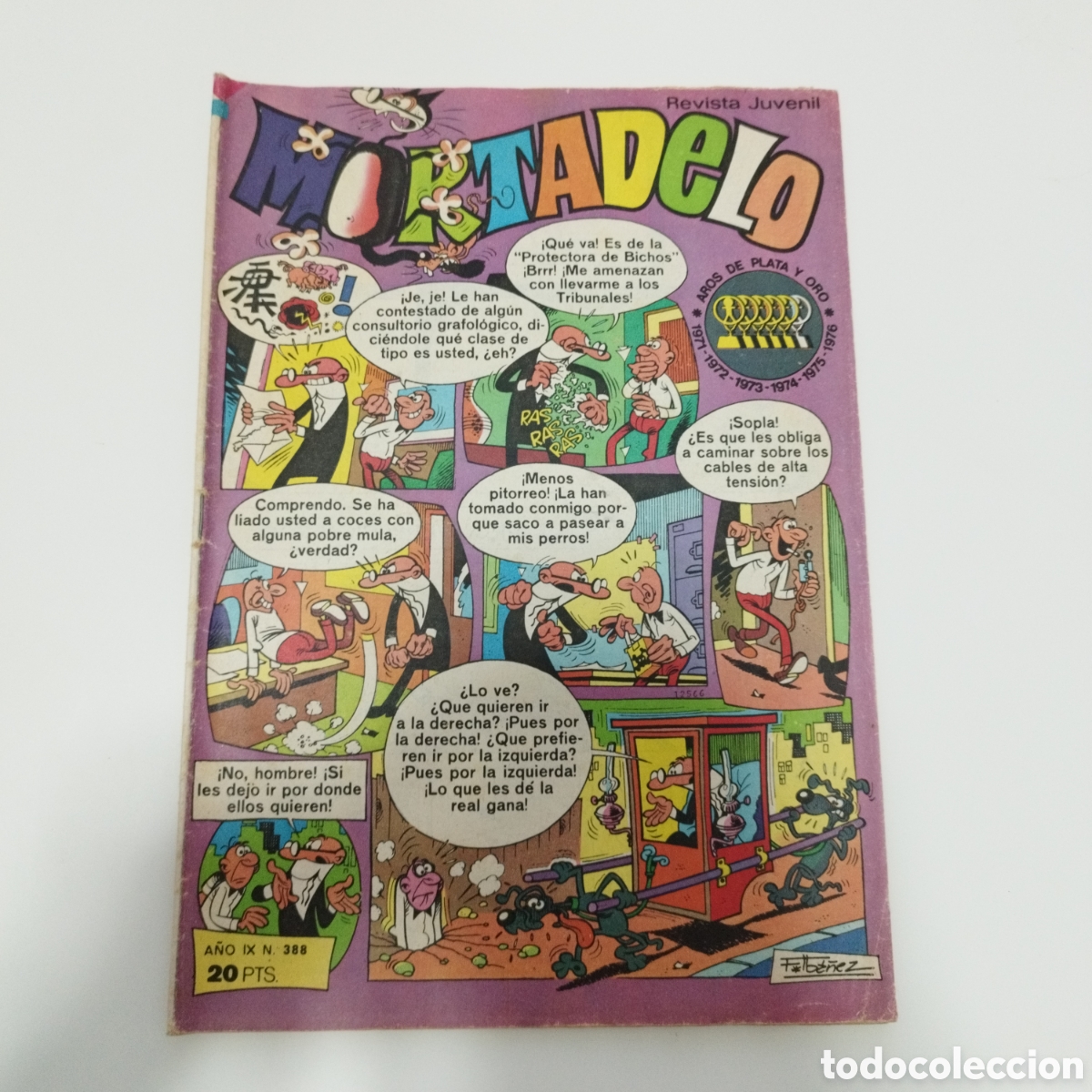 Tebeos: MORTADELO / A&Ntilde;O IX / # 388 / ED. BRUGUERA /