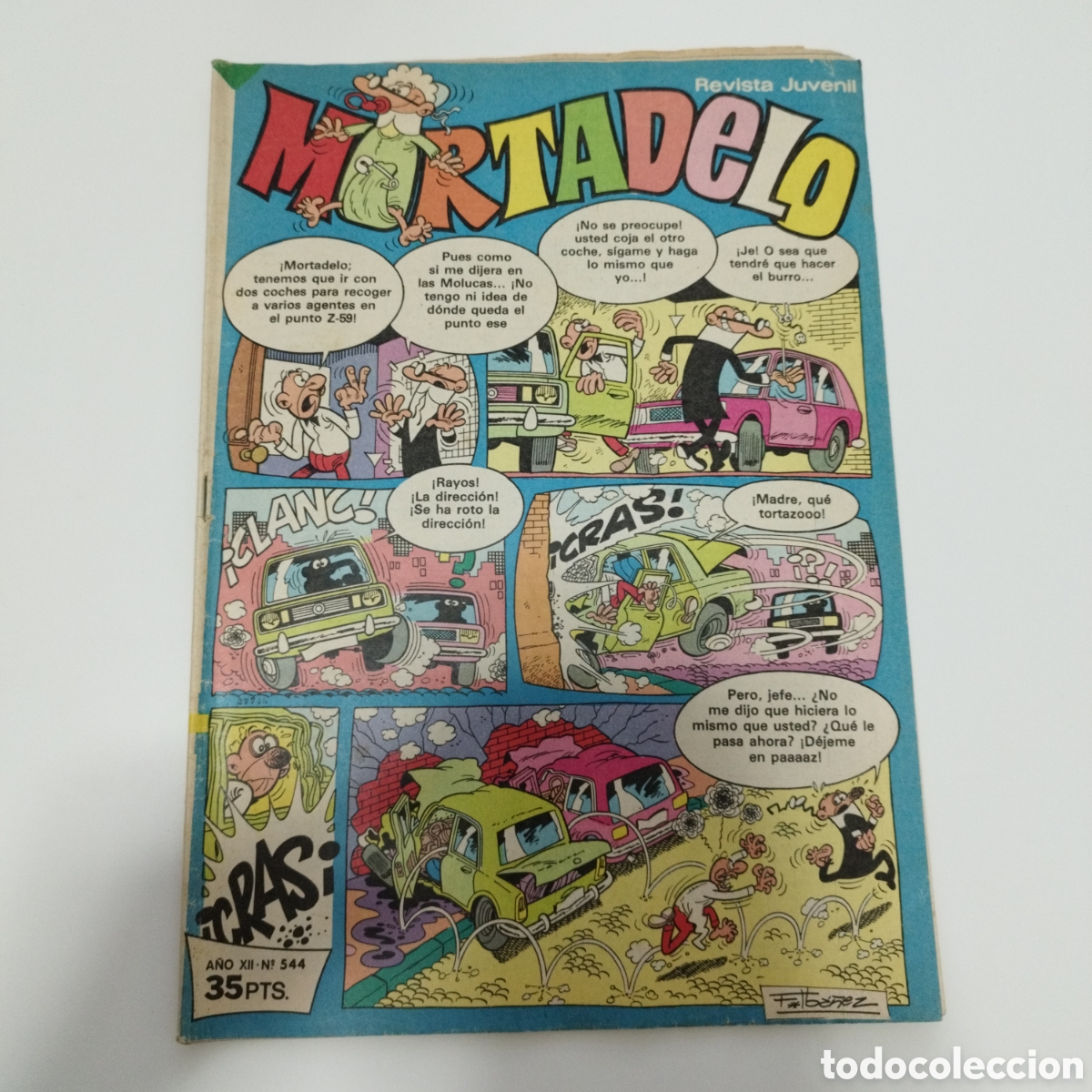 Livros de Banda Desenhada: MORTADELO / A&Ntilde;O XII / # 544 / ED. BRUGUERA /