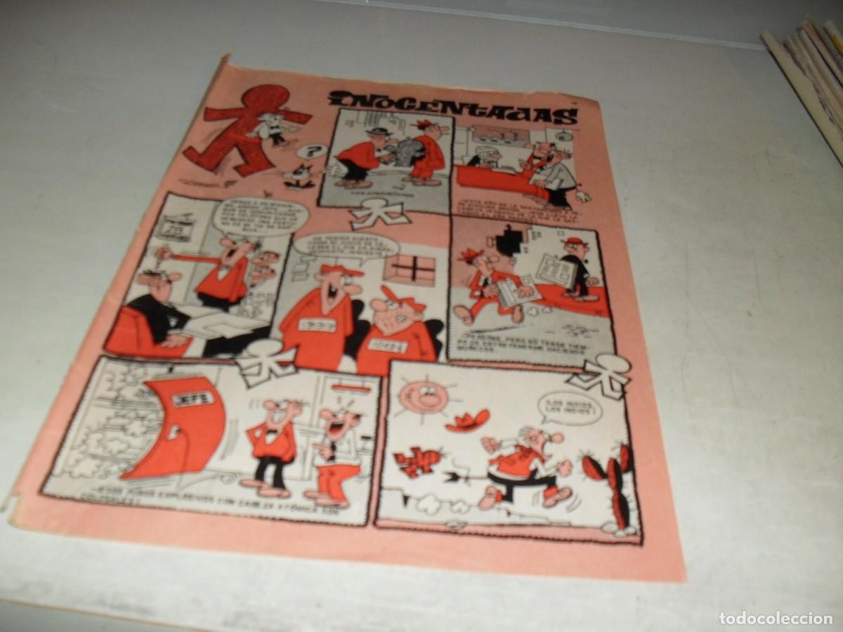 Comics: LAMINA DOBLE CON:EN SERIO Y EN BROMA+MORTADELO CLASICO+CHISTES VARIADOS,BRUGUERA,A&Ntilde;OS 70