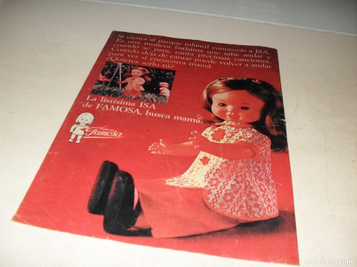 Comics: HOJA PUBLICITARIA LA LISTISIMA ISA DE FAMOSA BUSCA MAMA,BRUGUERA,A&Ntilde;OS 70
