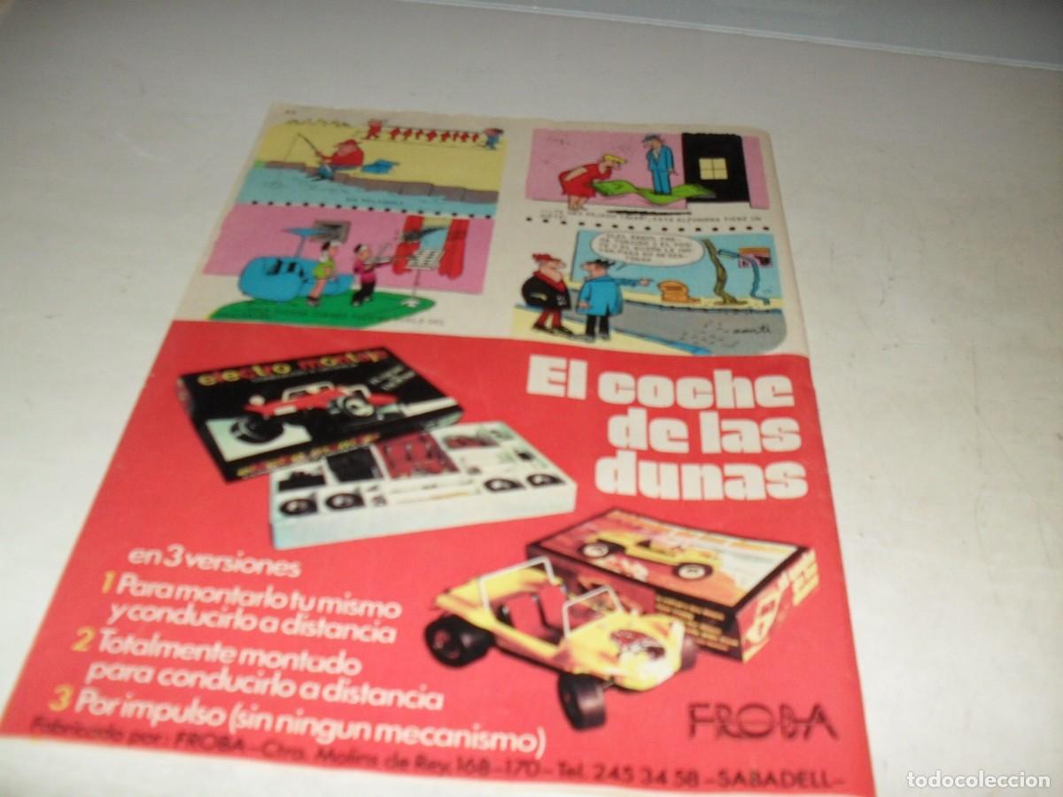 Comics: HOJA PUBLICITARIA EL COCHE DE LAS DUNAS,DE FROBA,BRUGUERA,A&Ntilde;OS 70