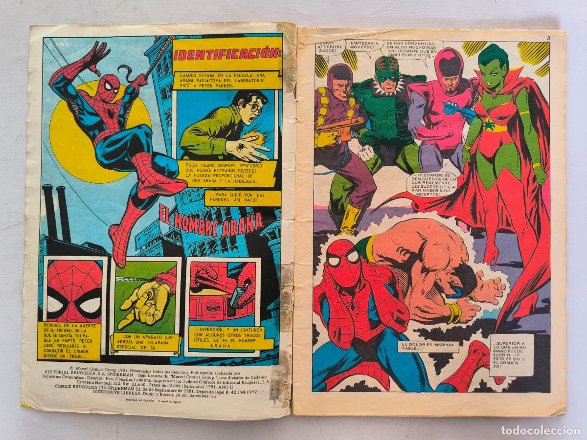 Tebeos: SPIDER-MAN N&ordm; 33 - BRUGUERA (D2) - Foto 4