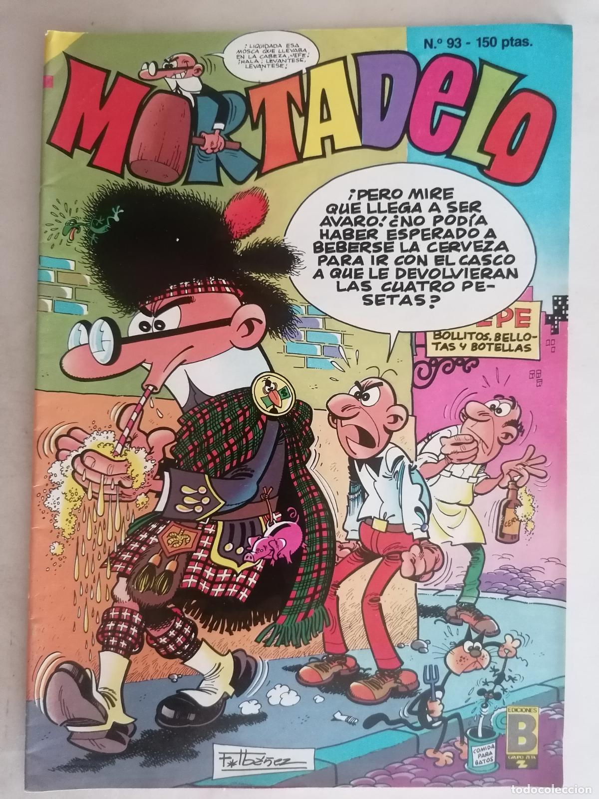 Tebeos: TEBEO MORTADELO, N&ordm; 93, EDICIONES B - Foto 1