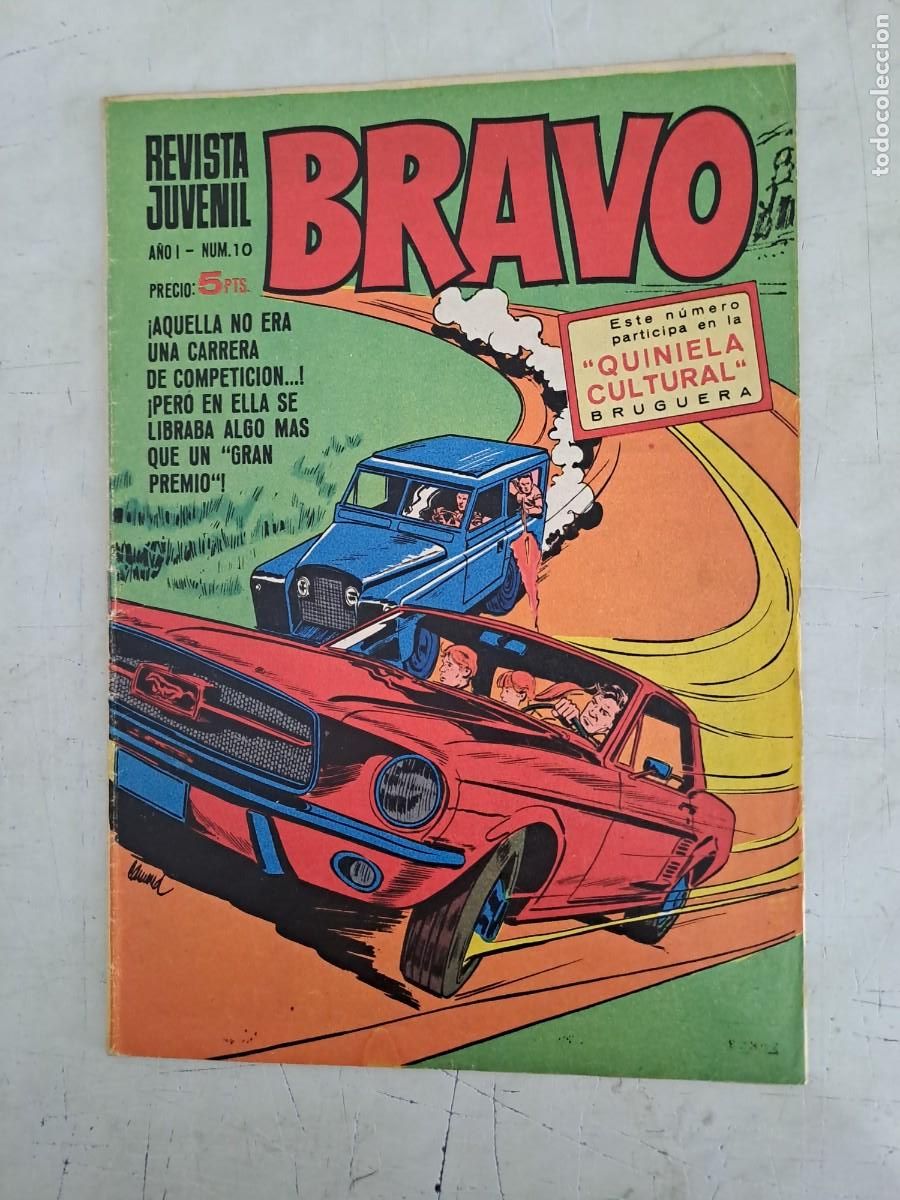 Livros de Banda Desenhada: Revista juvenil Bravo 10, Bruguera en muy buen estado